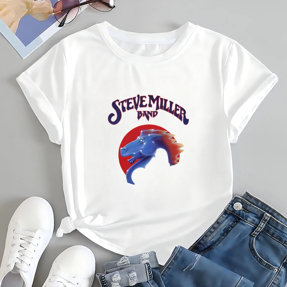 Men's T-shirts and Tank Tops - Steve Miller Band Summer Short-Sleeved Men's and Women's Comfortable T-Shirts