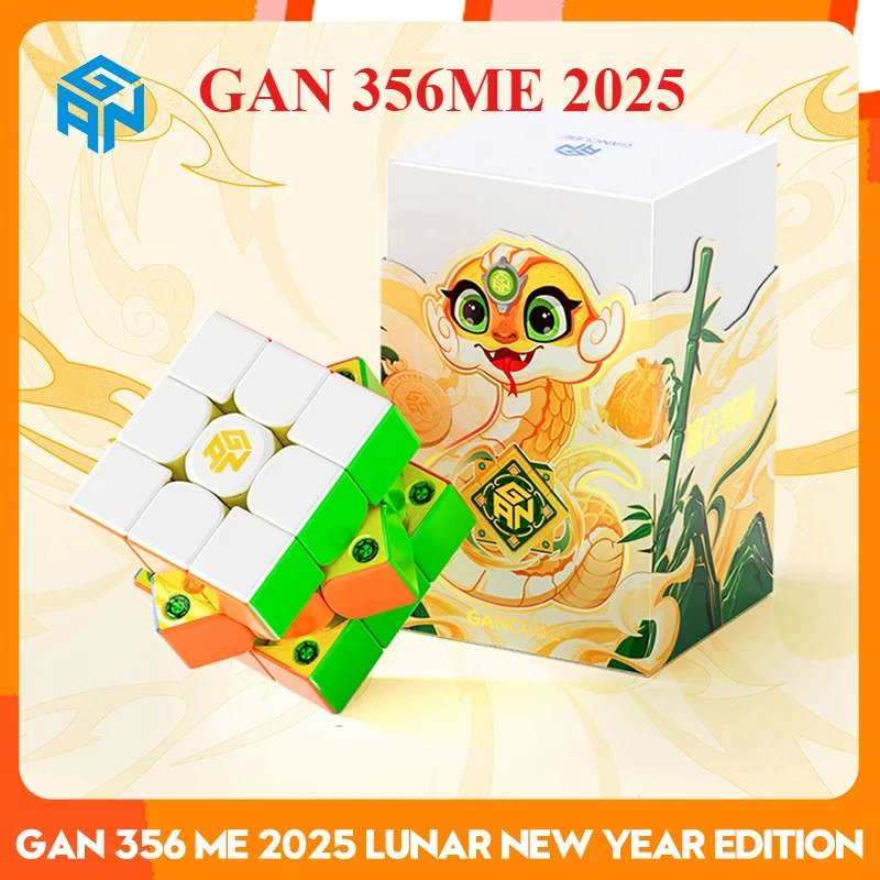 2025 Neuer GAN 356 Me 3x3 Würfel 3x3x3 Magnetischer Magic Speed Cube Stickerless Professionelles Kinderspielzeug für Geschenke