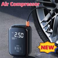 Car Tire Inflator Mini Air Compressor 12V 150PSI Portable Electric Air Pump For Motorcycle Bicycle Tire Air Filling Pump ﻿