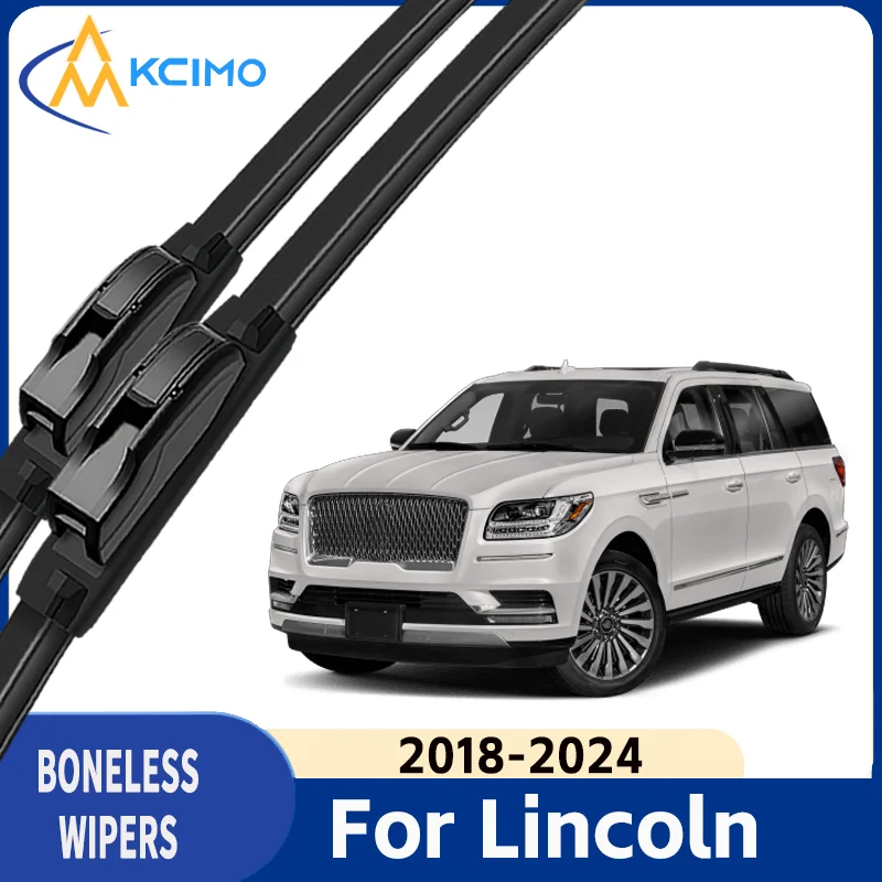 

All Season Windshield Wiper Blades for Lincoln Navigator 18-24 Windscreen Wiper Soft Rubber Quiet Wiper Blade Car Accessories