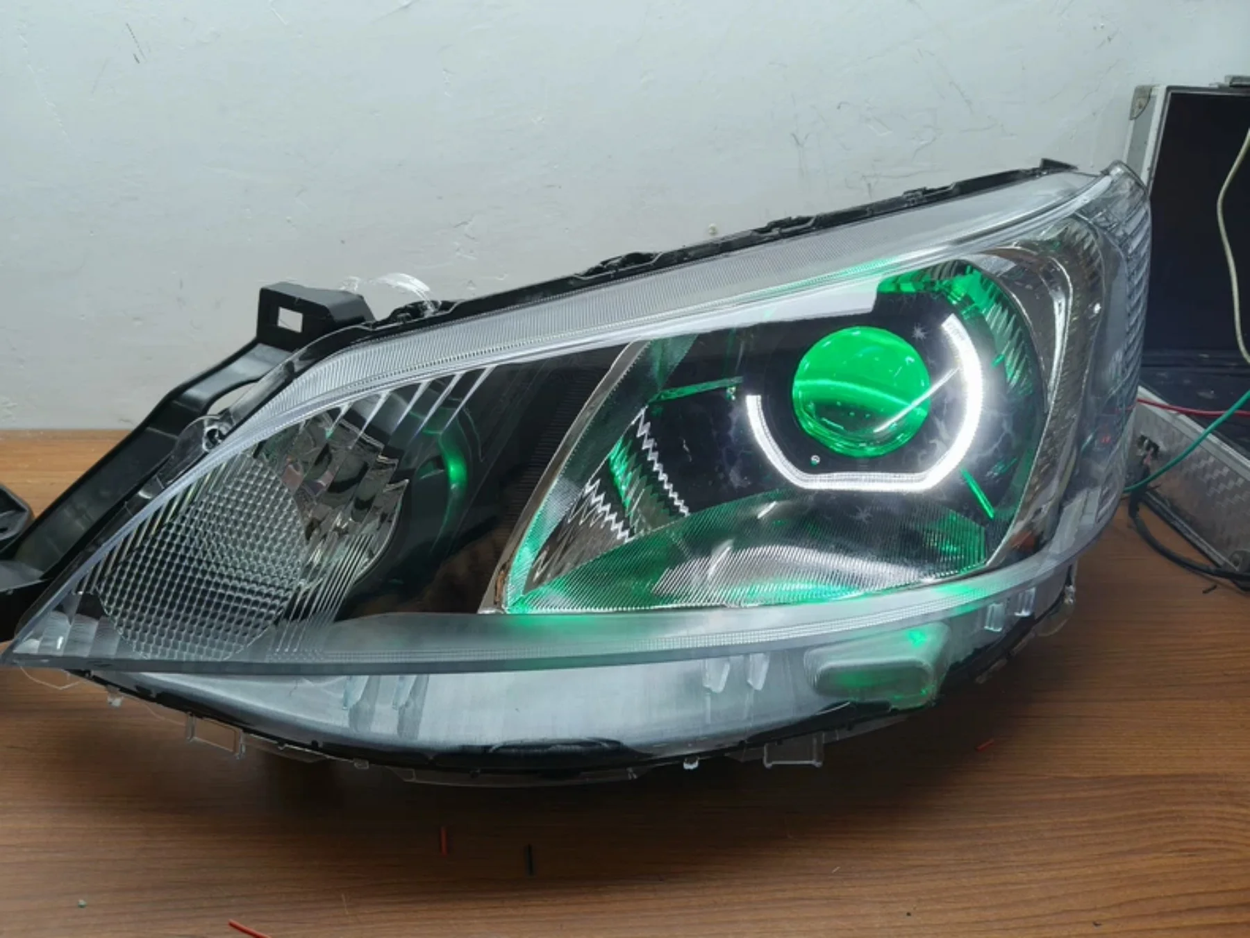 Car Led HID Headlight Daytime Running DRL Angel Eyes headlamp Low High Beam for Nissan NV200