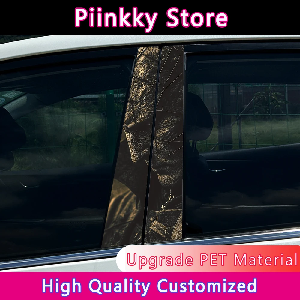 

Hellraiser Halloween Decoration Car Auto B Pillar Sticker Waterproof Center Column Cover Scratches Sunscreen Car Accessories