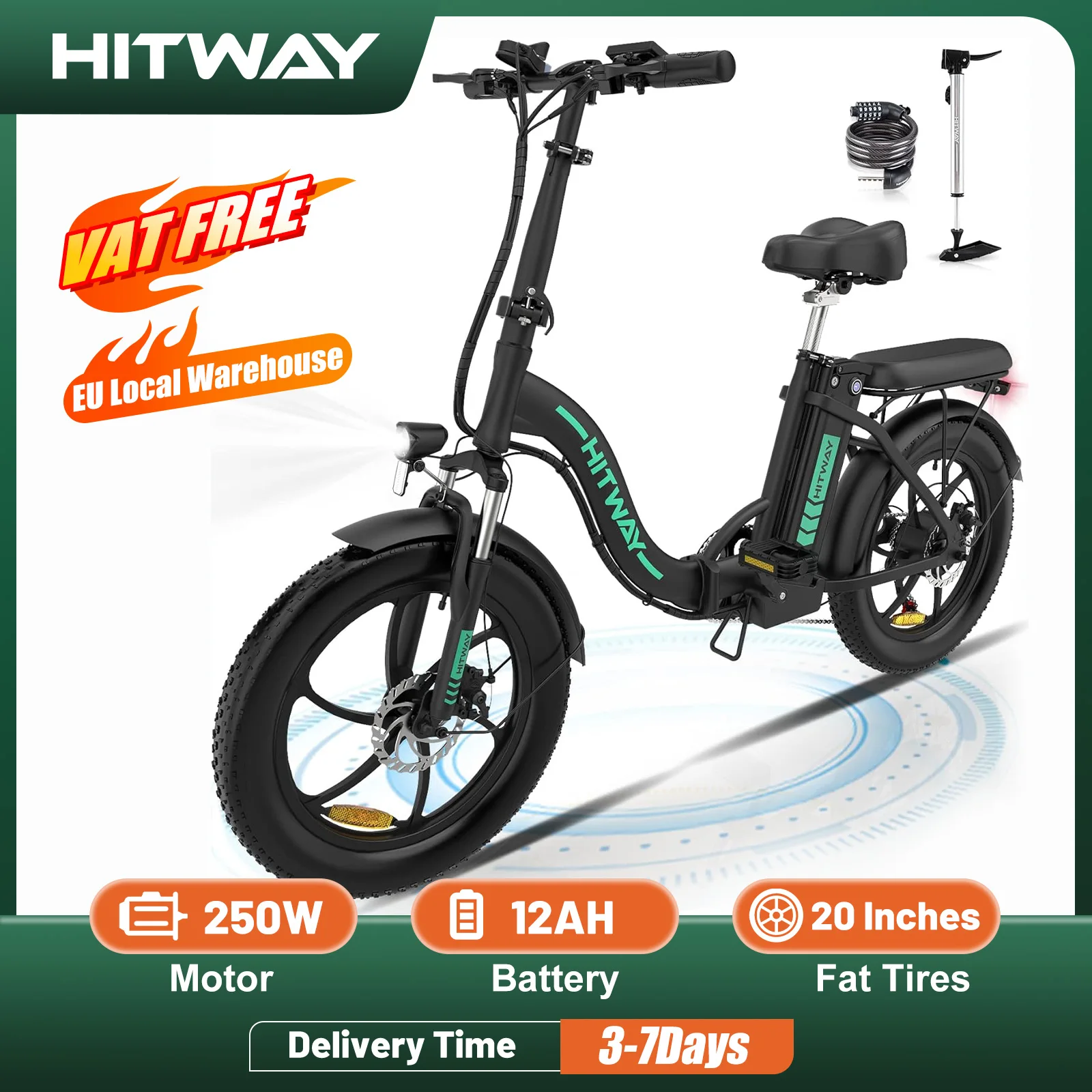 HITWAY Electric Bike 20 