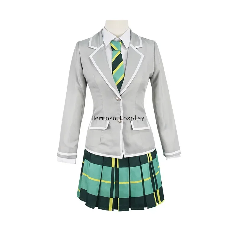 Anime Cos BanG Dream! Chihaya Anon Cosplay Costumes Outfit Halloween Christmas School Uniform Birthday Party Suit Custom Size