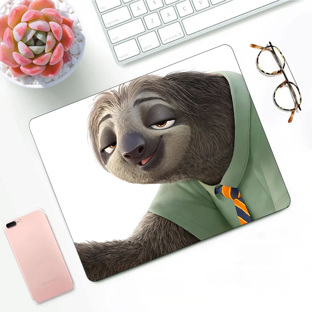 Disney zootopia gaming mouse pad xs pequeno mousepad para pc gamer decoração de mesa escritório mouse tapete deskmat