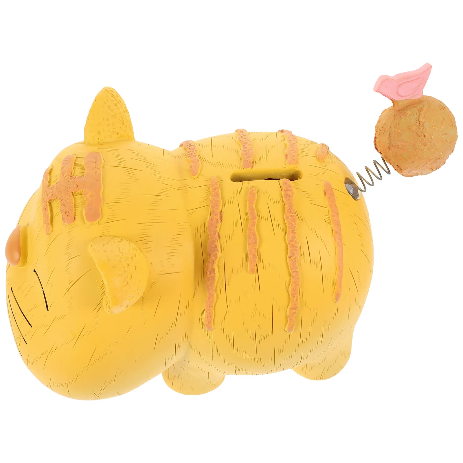 Animal Piggy Bank Adorable Tiger Design Money Bank for Kids Safe Resin Material Portable Coin Storage Home Office Use