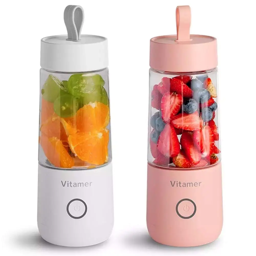 

Portable Juicer Motor USB Rechargeable Smoothie Blender Mini Juicer Fast Food Processor Mobile Blender