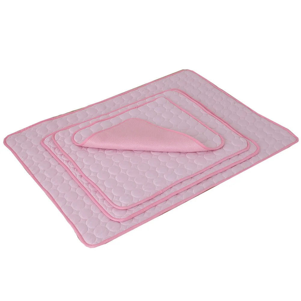 

Cooling Mat for Pets Pink Xl Ideal for Bed Crate Kennel Car Travel Smooth Surface Breathable Pad Pet Mat