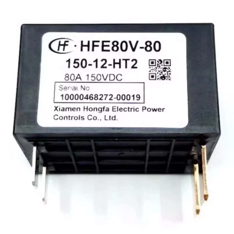Relais 150V 1 pièce, HFE80V-80  150-12-HT2 150VDC, 80A