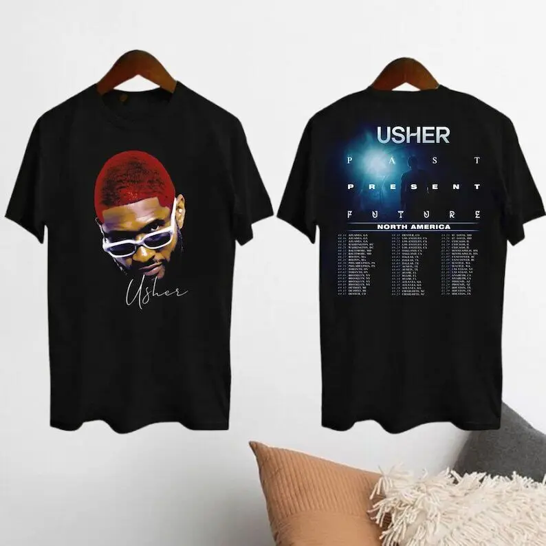 

Рубашка для концерта Usher 2024, рубашка Usher last gift Future Tour 2024