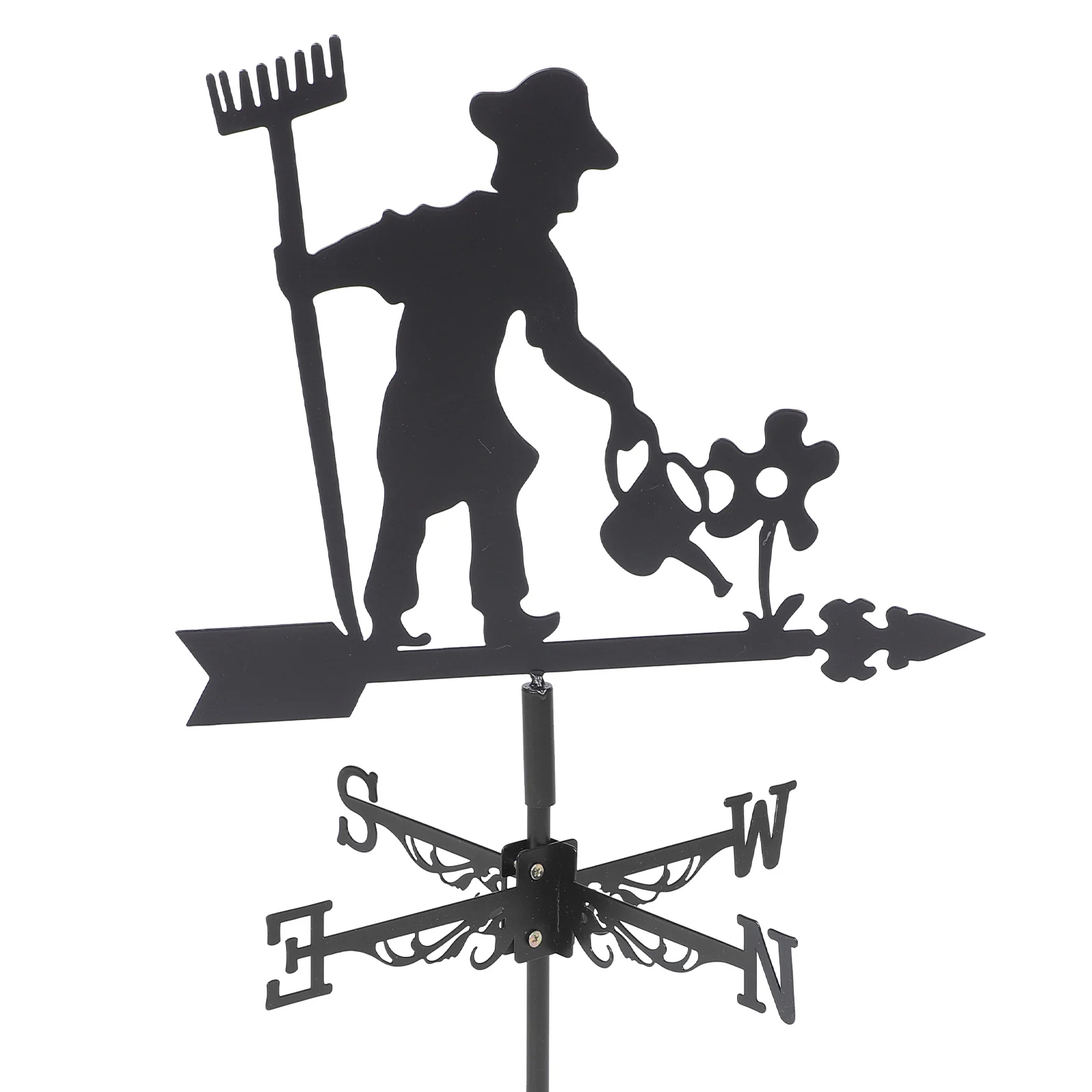 

Iron Weather Vane Vintage Style Durable Wind Indicator for Garden Yard Patio Shed Outdoor Decorative Decoration Metal Wind Vanes