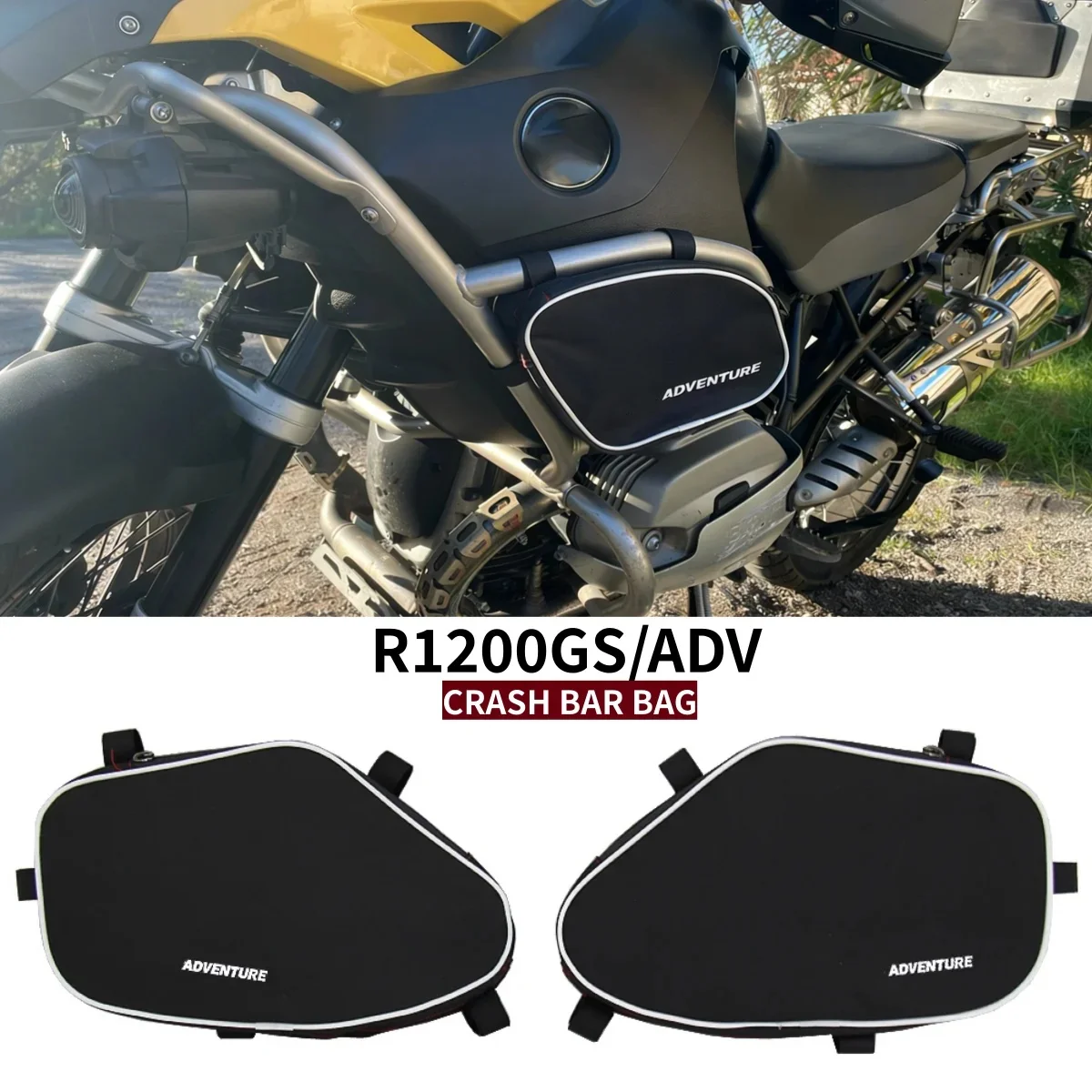 

New Motorcycle Frame Crash Bars Waterproof Bag Repair Tool Placement Bag For BMW R1200GS R1200 GS R 1200 GS Adventure 2004-2012