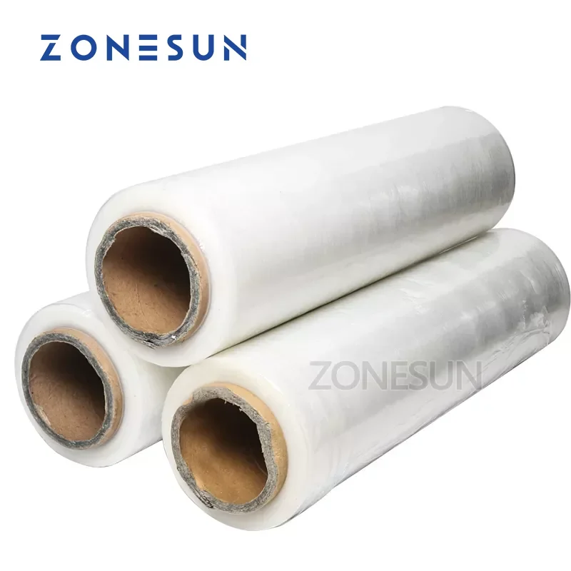 

ZONESUN Micron Stretch Wrap Plastic Stretch Film Black Hand Pallet Shrink Wrap Factory