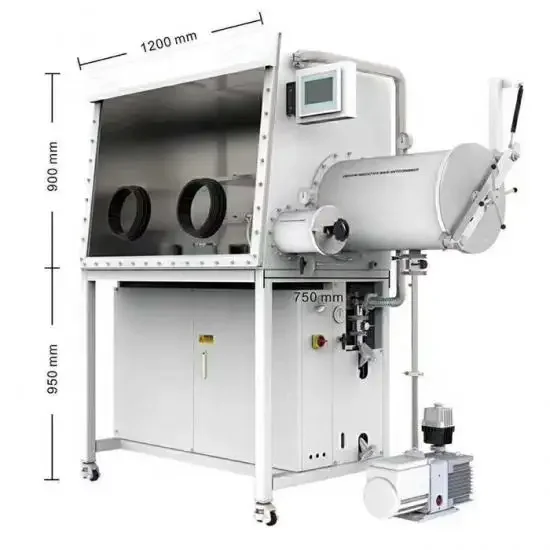 Single Side Single Work Station Vacuum Glove Box with Purification System