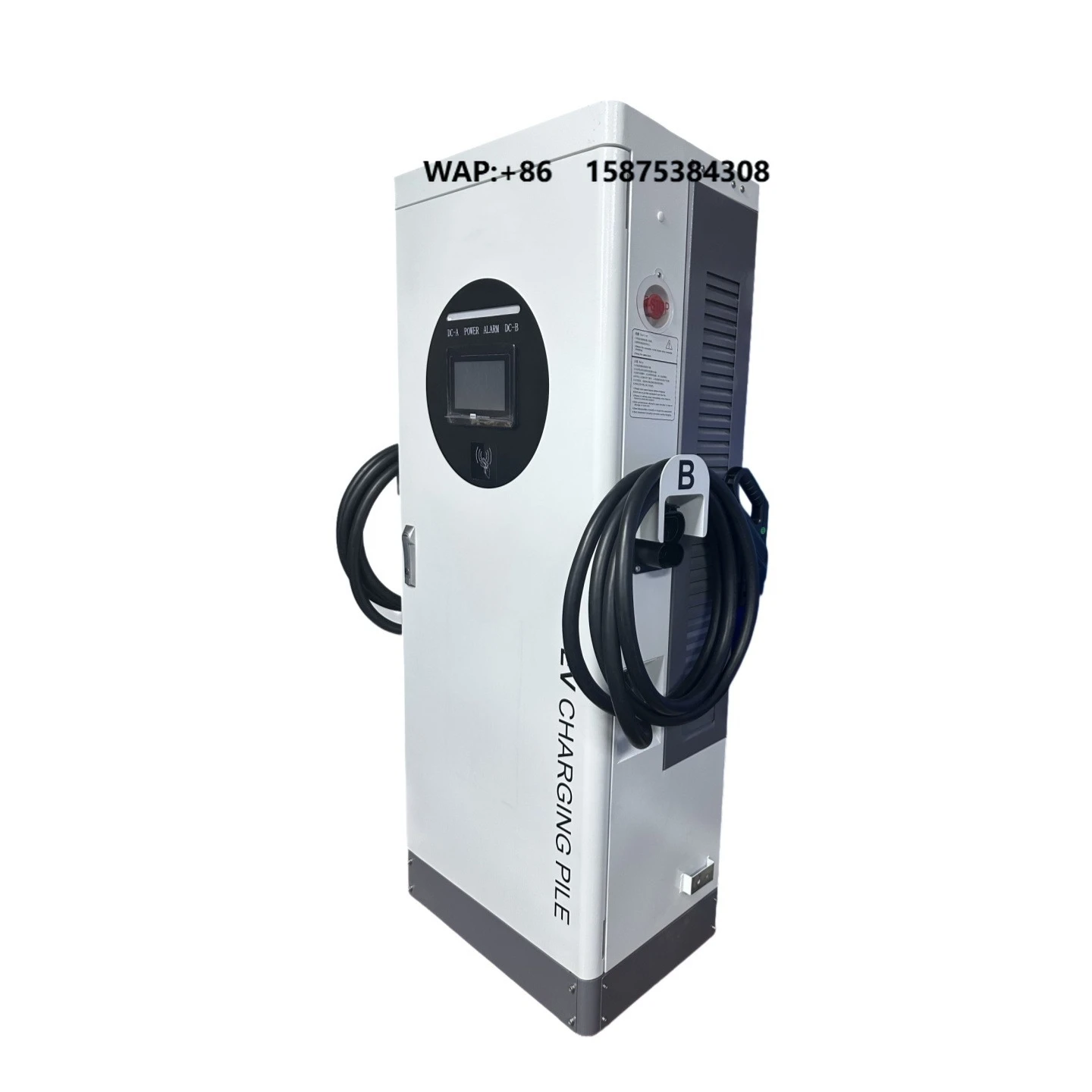 New Wisenergy 120kW Electric Car Charging Station with CCS2/GBT Interface High-Speed AC Charging for Commercial Use