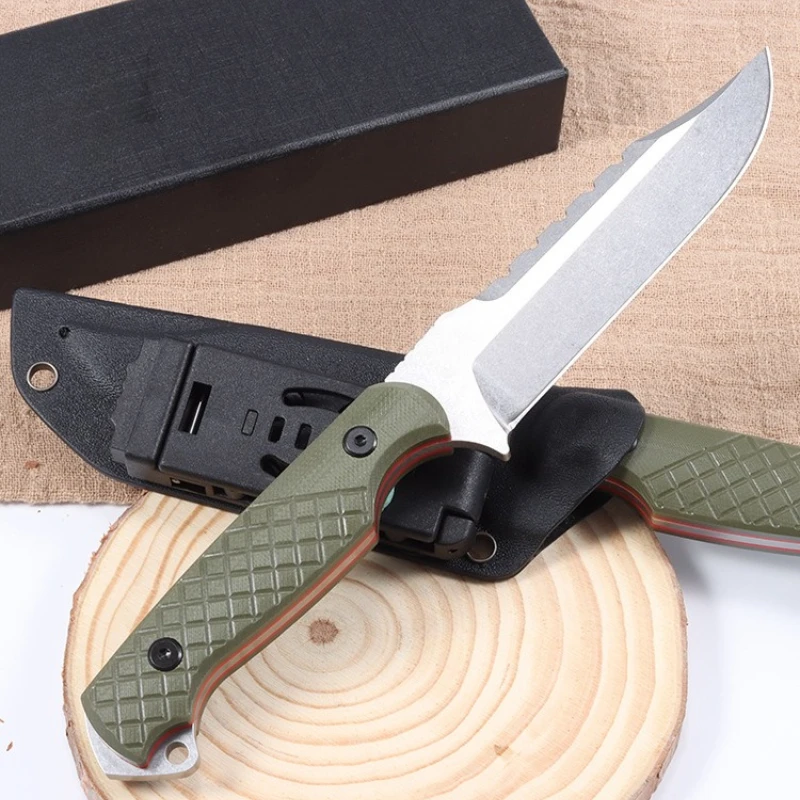 

Многоцелевой маленький прямой нож со стальным лезвием D2, ручкой G10, легкий, высокой твердости, подходит для тактического использования на открытом воздухе