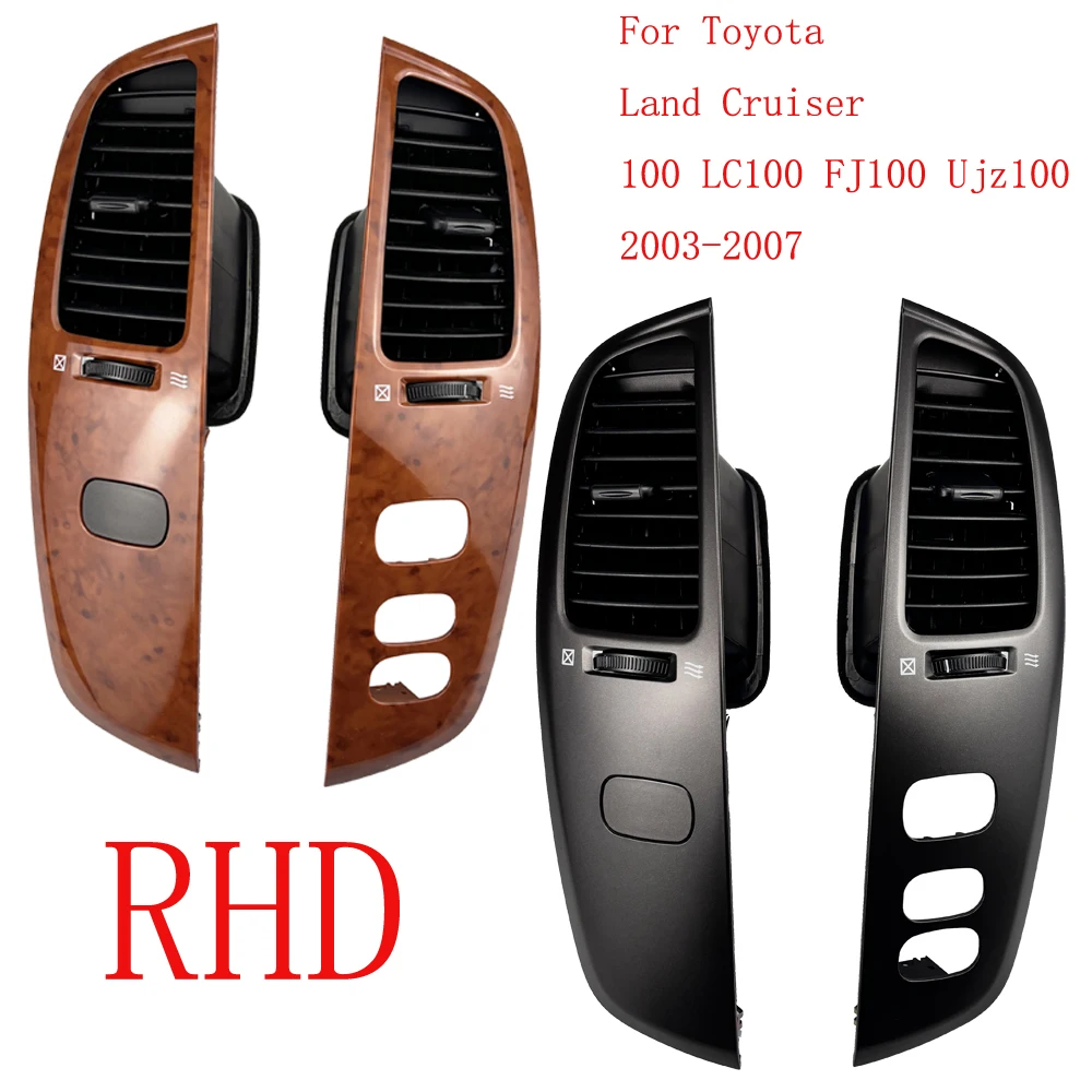

LHD-RHD для Toyota Land Cruiser 100 LC100 FJ100 Ujz100 2003-2007, вентиляционное отверстие, приборная панель, свежее стекло, вентиляционная панель RHD
