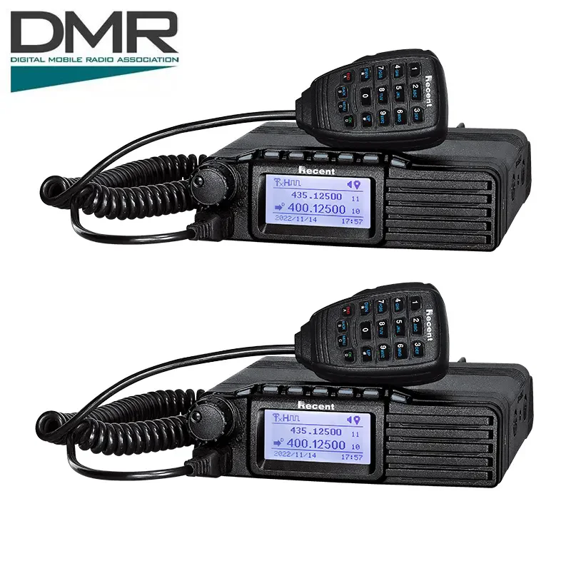 

RS-938D 50W UHF 400-470MHz/VHF 136-174MHz DMR Digital Mobile Radio Recent Vehicle Walkie Talkie With Speech Encryption Function
