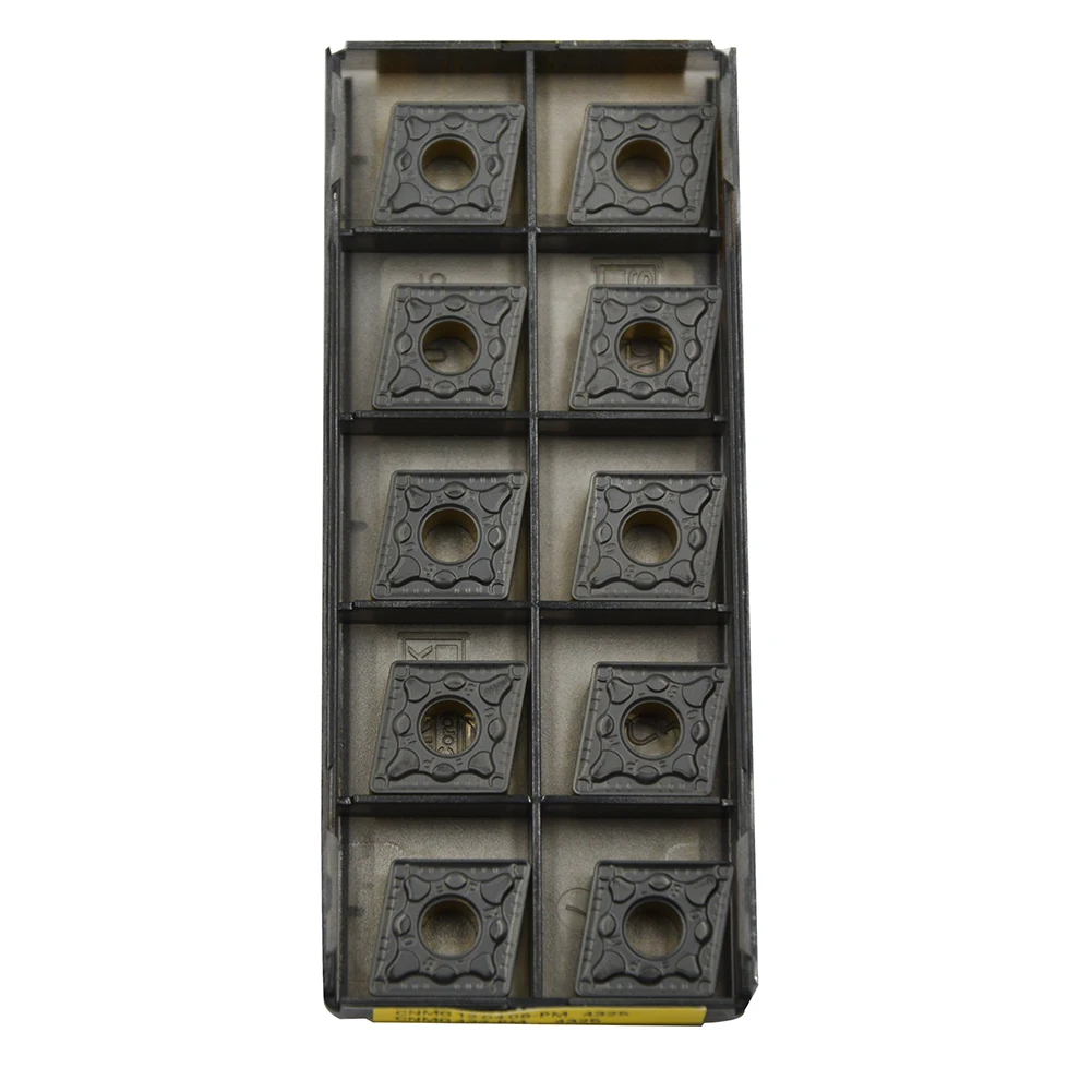 Imagem -03 - Cnc Carbide Inserções para Aço Lâmina Torno Circular Cnmg432-pm Cnmg120408-pm 10 Pcs Caixa