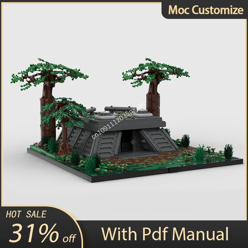 5102pcs Moc Star Battle Scenario Imperial Bunker of Shield Generator Modular Building Blocks DIY Assembly Bricks Toys Kids Gift