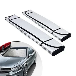 Car Front Window Sunshade UV Protection Shade Sun Protector Windshield Visor Cover Auto Curtain Sunshade Accessories