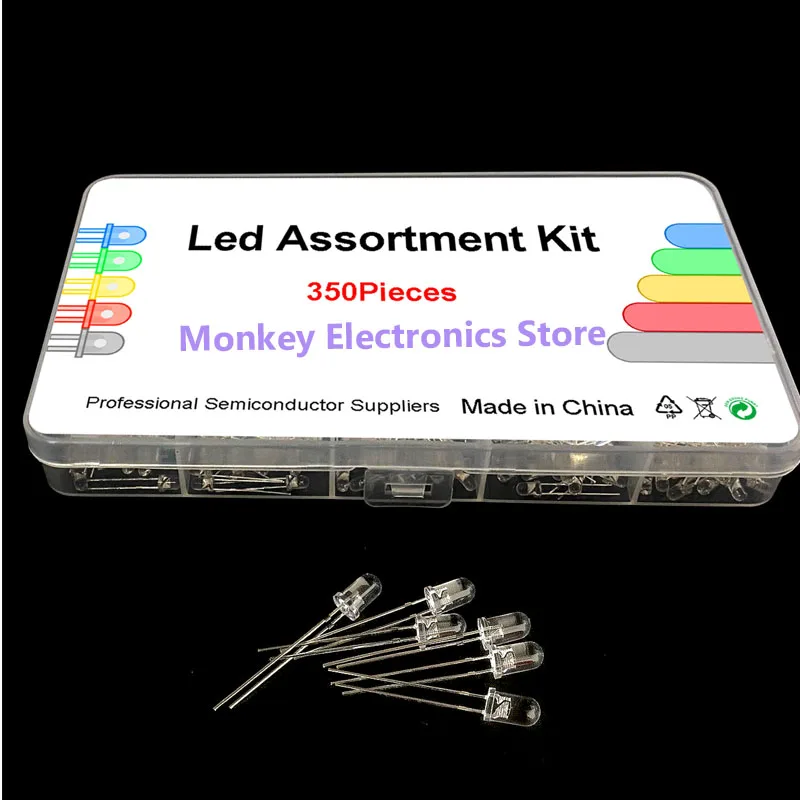 3/5Mm Led Transparante Mist Rgb Zeven Kleuren Full Color Common Kathode Common Kation Snel/Langzaam Flash Wit Rood Blauw Geel Groen