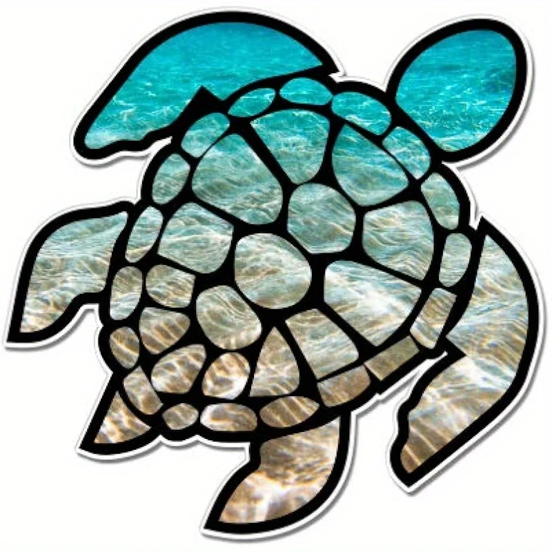 

1 piece turtle car sticker for laptops, bottles, cars, trucks, motorcycles, vehicles, windows, walls, cups, fishing boats