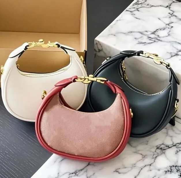 JONIE Designer Bag Wallet Luxury Women's Half Moon Bag Shoulder Bag Mini Women's Crossbody Bag Handbag Casual Women's Handbag