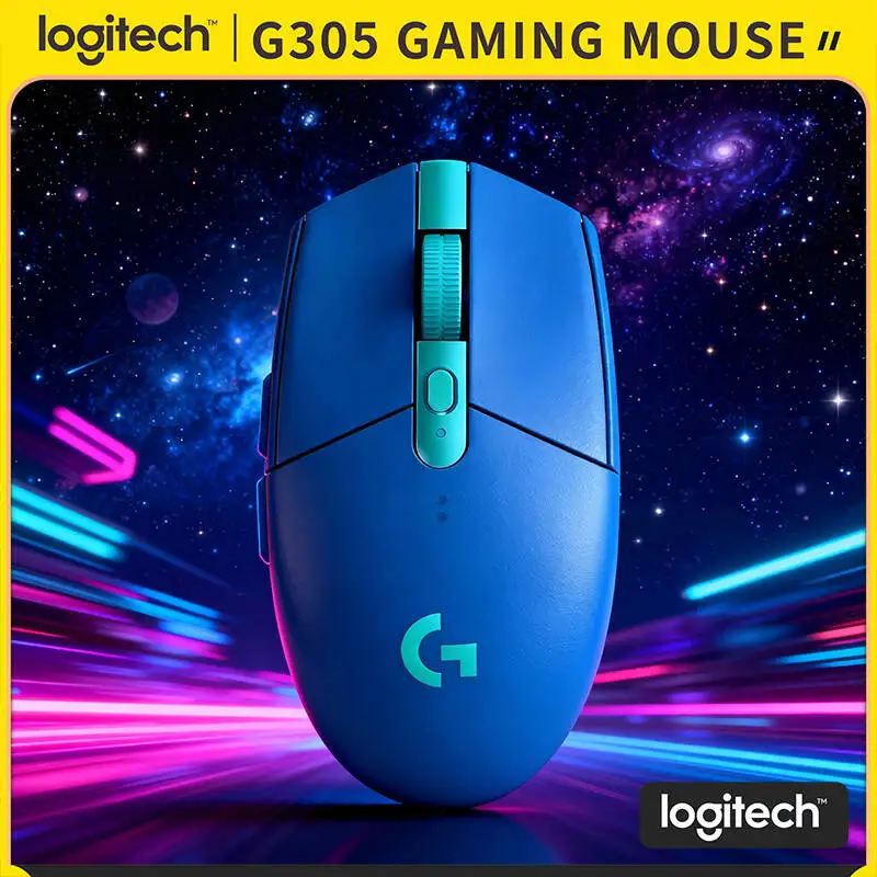 

Игровая мышь Logitech G305 Wireless, беспроводная, LIGHTSPEED, частота отклика 1 мс, сенсор HERO 12000 DPI, 6 программируемых кнопок, 250 часов автономной работы