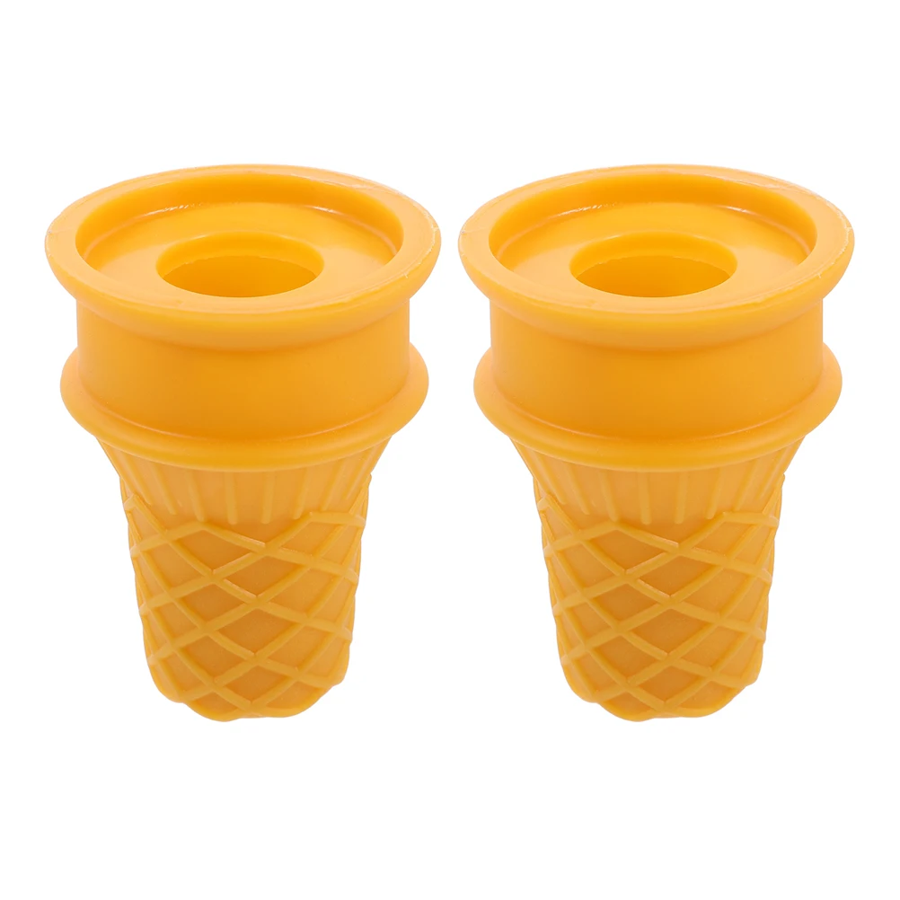 Accessoires de crème réalistes, Simulation de nourriture, Dessert, Texture réaliste, couleur vibrante, vitrine légère en Pvc, 2 pièces