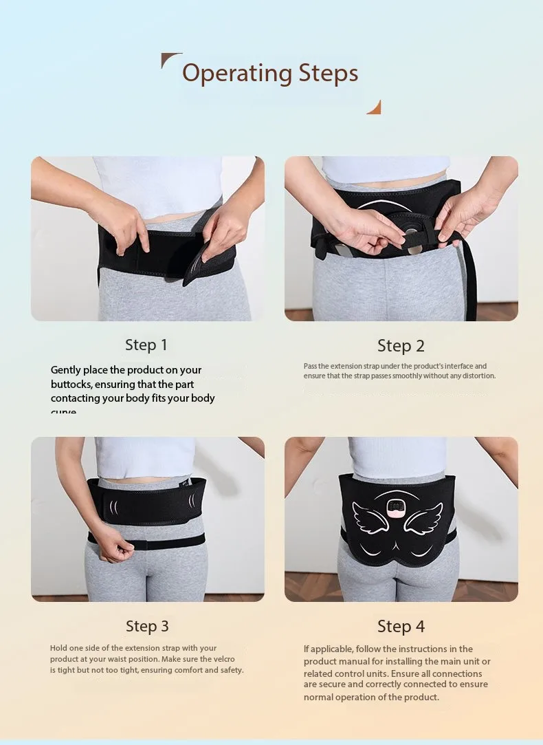 

Muscle Boosting Massage, Electric Hip Muscle Stimulator, Hip Trainer, EMS Sports Belt, Hip Sports Belt