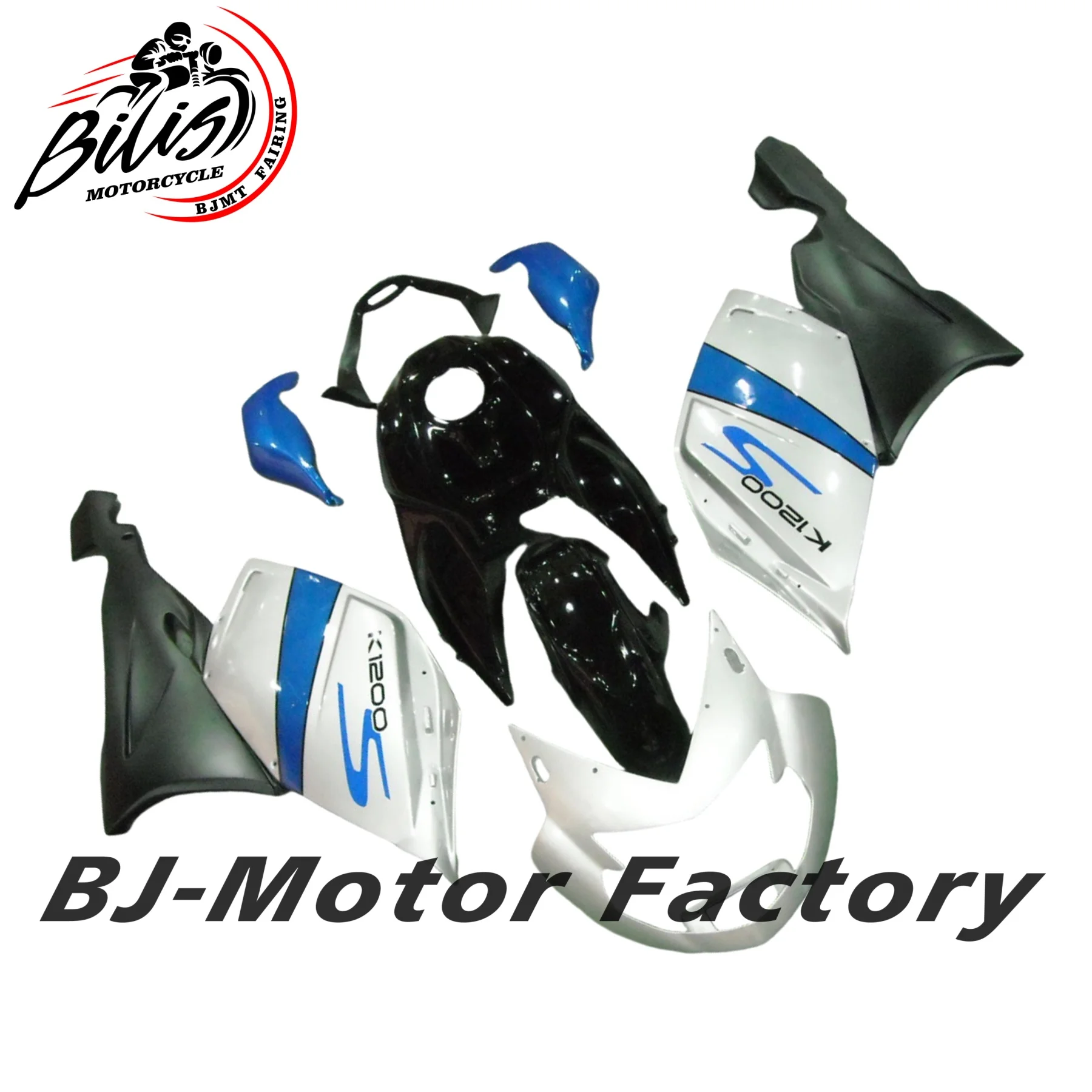 Advanced Motorcycle Fairing Parts For BMW K1200S 2005 2006 2007 2008 05-08 ABS Red White Blue Fairings Bodywork Set