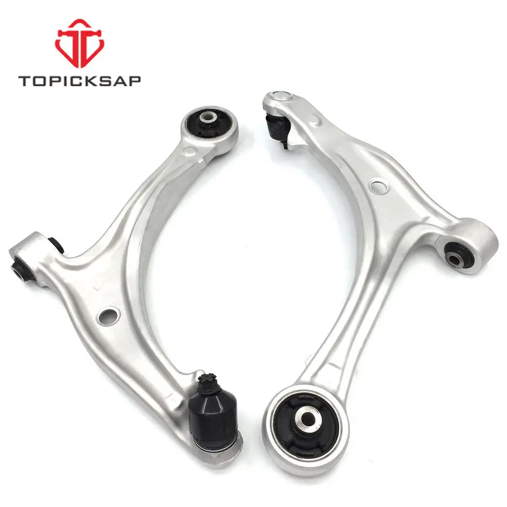 TOPICKSAP Front Control Arm with Ball Joint Outer & Inner Tie Rod End Link Kits for Honda Odyssey 2005 - 2010 51320SHJA02