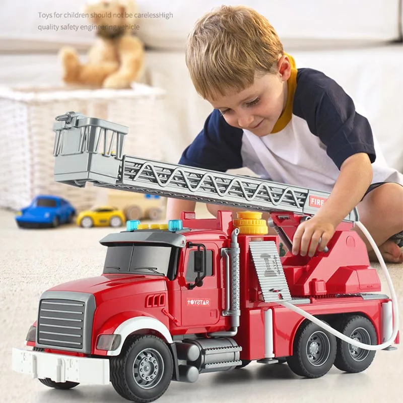 Simulation Children's Educational Toy Engineering Vehicle Sound and Light Inertia Engineering Concrete Truck Toy Set Toy Gift