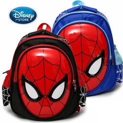 Disney 3D Spiderman Boy Eggshell Backpacks Super Hero Double Shoulder Schoolbag Children Kindergarten Backpack Kids Cartoon Bags