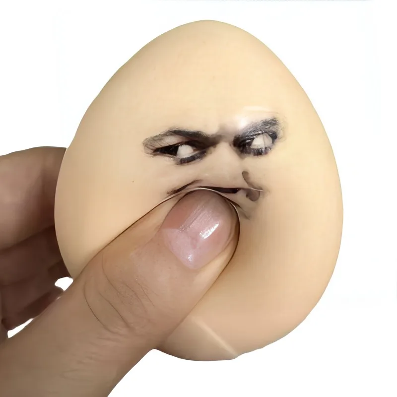 Grappige Uitdrukkingen Ei Zintuiglijke Fidget Speelgoed Langzaam Stijgen Squishy Squeeze Speelgoed voor Kinderen Handoefening Squeeze Kerstcadeaus