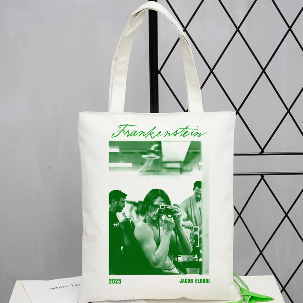Jacob Elordi tote bag reusable torba na zakupy y2k shoulder  personnalisable woman