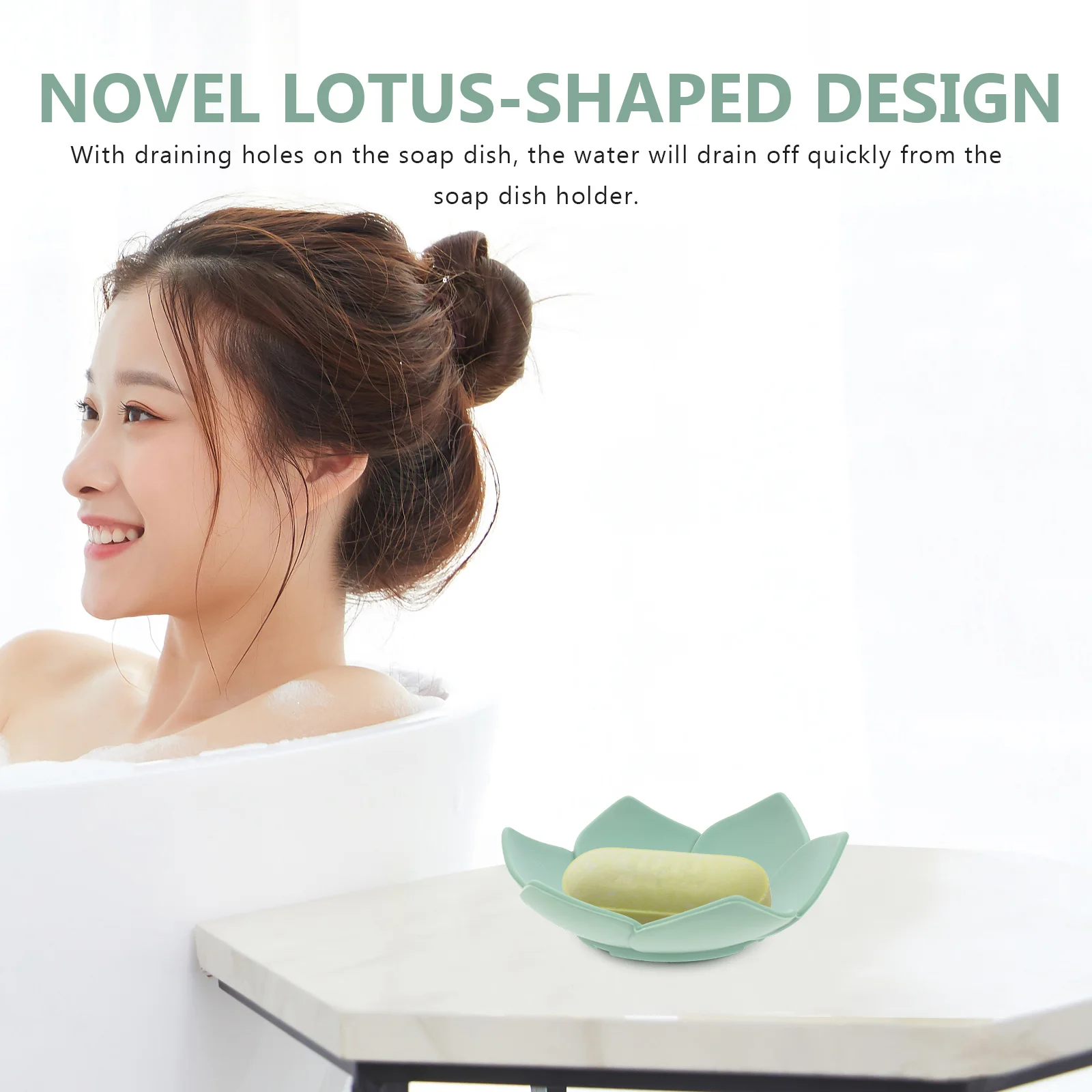 

2 Pcs Soap Holder Silicone Rack Holders Bathroom Tub Dish for Shower Dishes Tray Travel