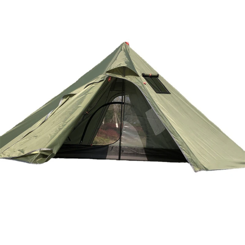 

Outdoor camping pyramid tent mosquito net lightweight equipment