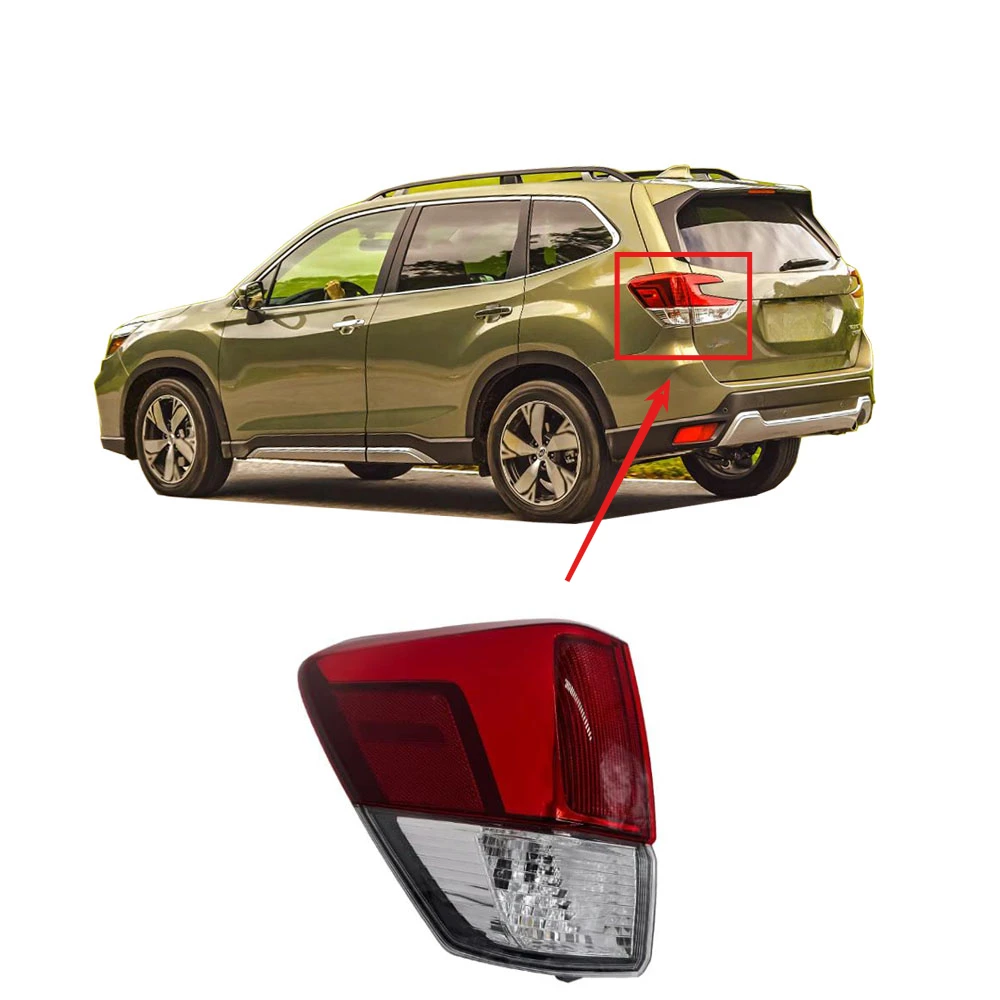 1 Piece Tail Lamp for Subaru Forester 2019-2021 Rear Brake Signal Lights for Reversing Light Left or Right and Inner or Out