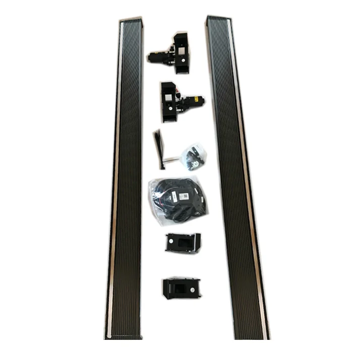 Offroad Electric Side Steps, Smart Dual Motor Power Running Boards for Toyota Tacoma Pickup Truck, Aircraft Grade Aluminum,Black