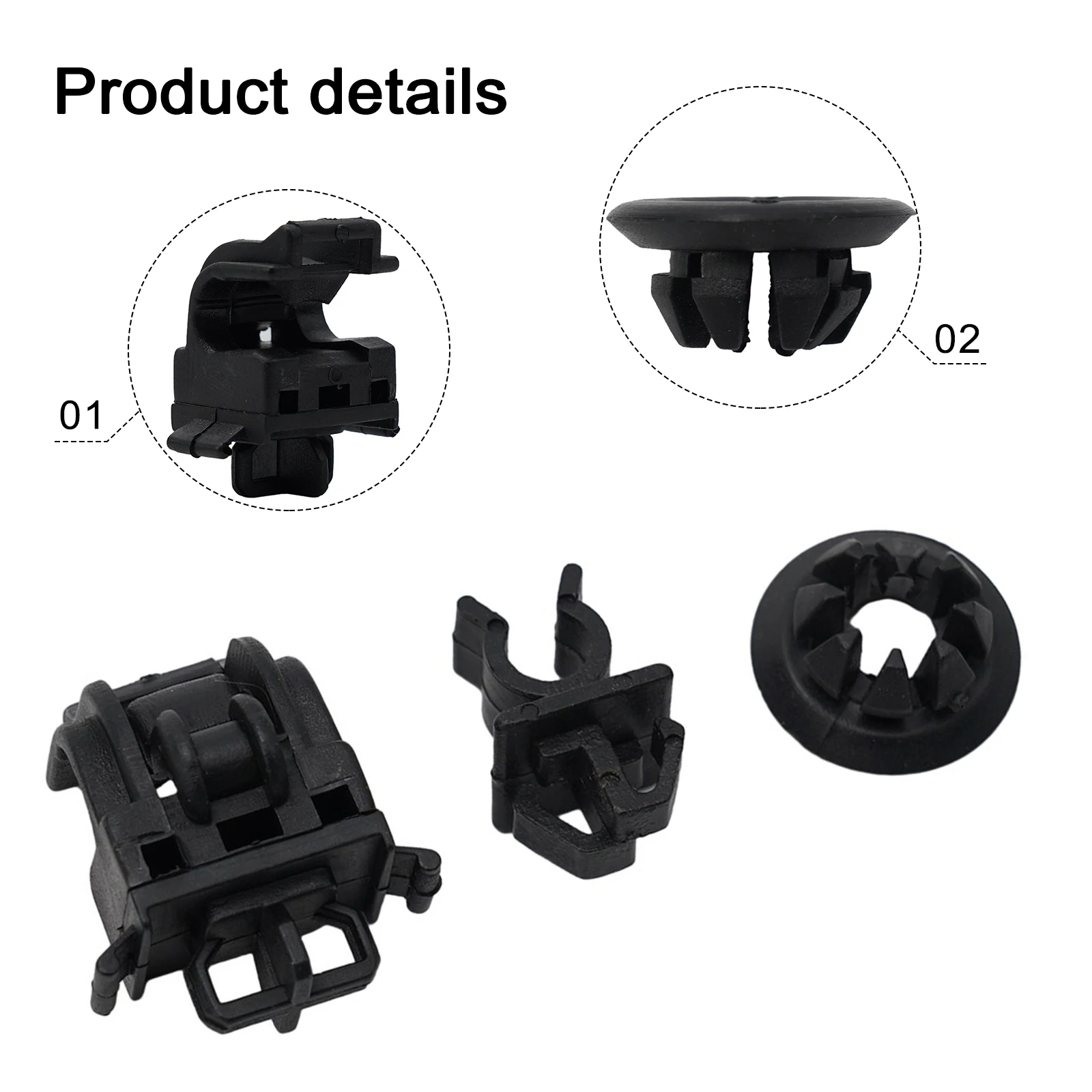 None Hood Rod Holder Opener Stay Grommet Clips 3pcs/ Set 90601-S84-A01 For Odyssey For Pilot Fit RB1 High Quality