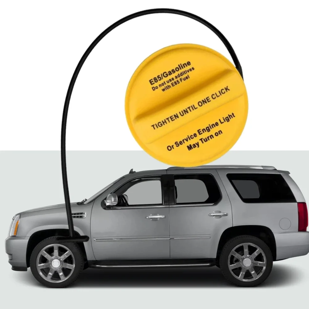 

20962524 Fuel Tank Cap Fit for Cadillac Escalade 2012-2014 Yellow Enhanced Safeguard