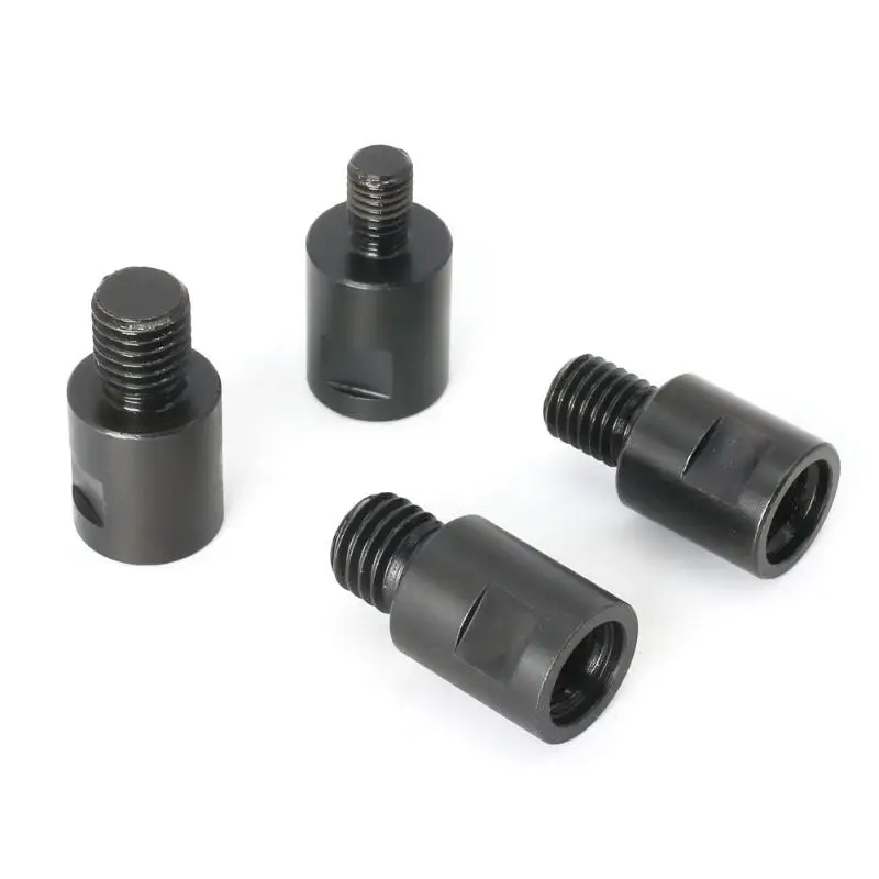 Angle Grinder Thread Converter M10 to M14 Adapter Steel Connector for Power Tool Conversion in Garage Projects