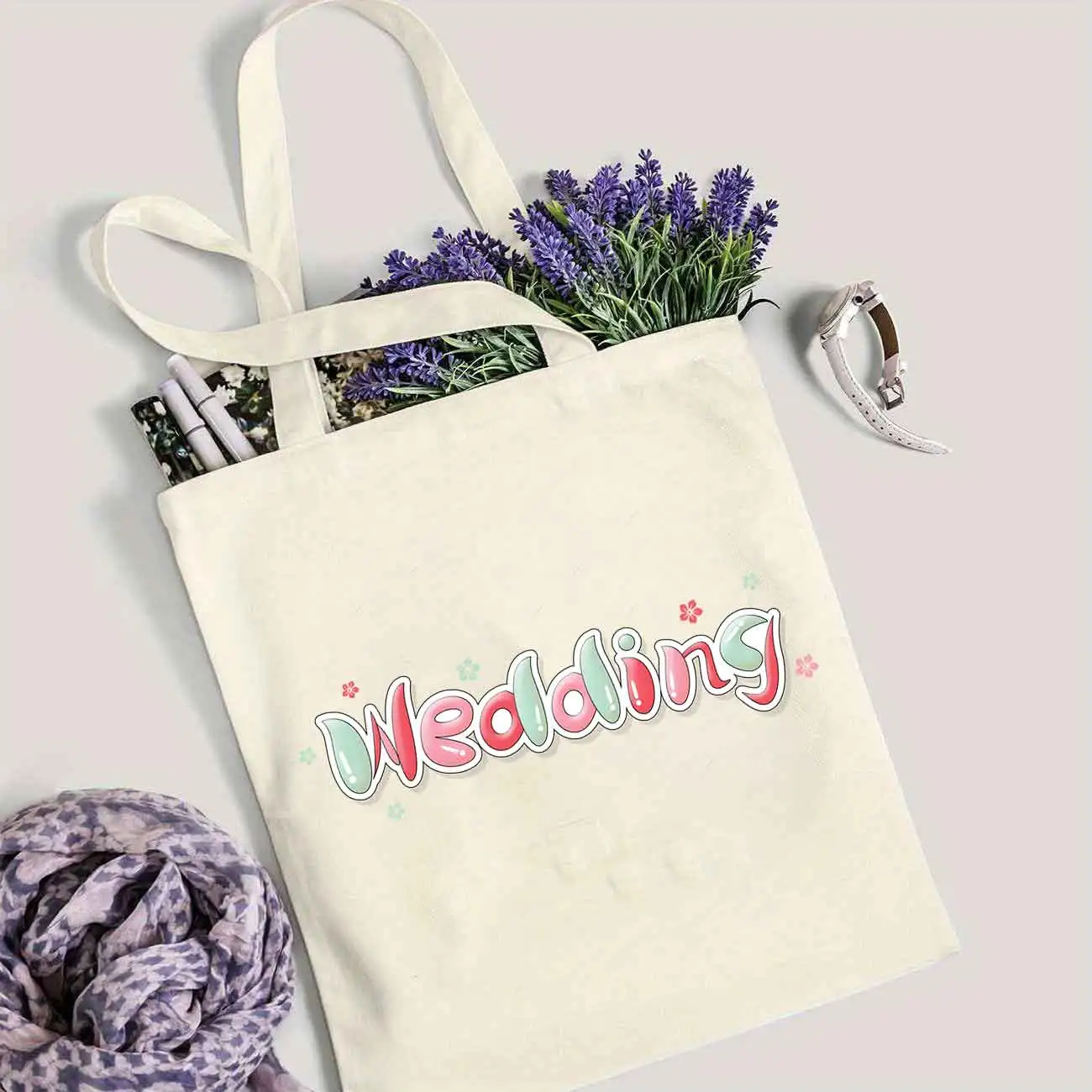 Wedding Canvas Tote Bag Women's Friends Shopping Bag Nurse I'll Be There For You Print Casual Handbag Side Bag For Ladies