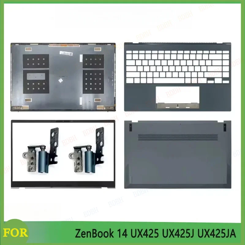 New For ZenBook 14 UX425 UX425J UX425JA U4700J Laptop Shell LCD Top Case/Back Cover/Front Bezel/Hinges/Bottom Case