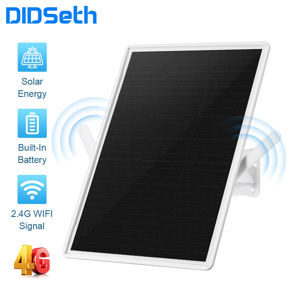 

DIDSeth 4G Solar Router with Solar Panel 15W 25000mAh Battery Signal Booster IP66 Wireless 4G WiFi Amplifier Range Extender 5V