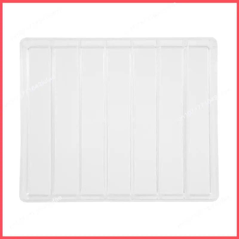 

B52C Eyeshadow Palette Organizer- 7 Section Divided Makeup Acrylic Palette Organizer Holder For Vanity Cosmetics Makeup