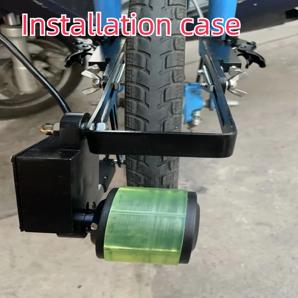 Portable manual bicycle Mountain bike electric power booster conversion motor car kit 48V350W high speed removable