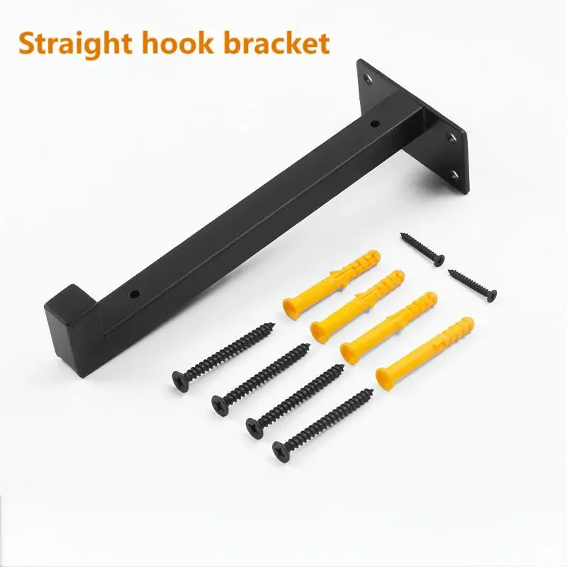 1Pcs Partition bracket wall mounted layer board bracket wall mounted tripod iron support bracket wall reset shelf hook bracket